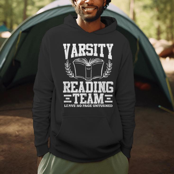 Varsity Reading Team Bookworm Book Lover Reader Men Hoodie