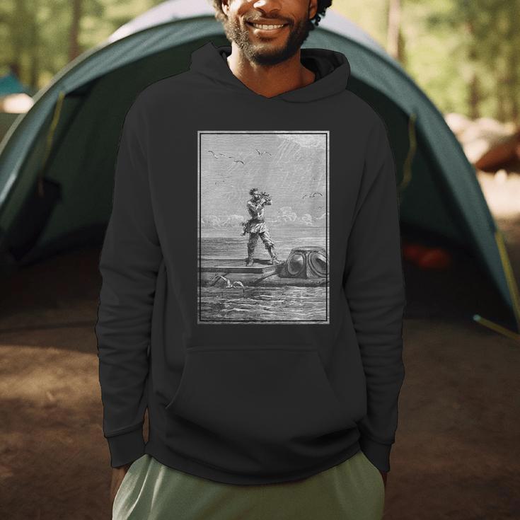 Vintage Captain Nemo Book Illustration 1871 Men Hoodie Vintage Captain Nemo Book Illustration 1871 Men Hoodie