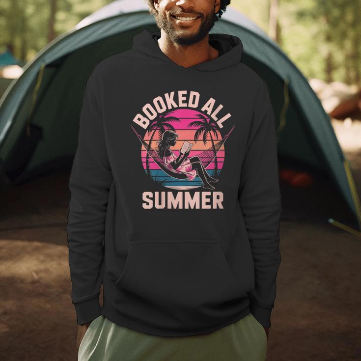 Womens Book Girl Summer Beach Vacation Book Lover Men Hoodie