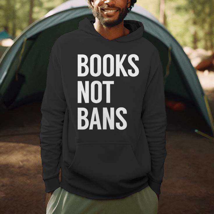 Women's Books Not Bans Men Hoodie