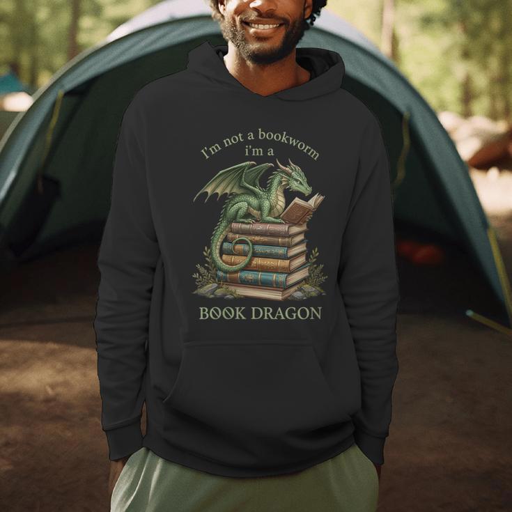 Women's I'm Not A Bookworm I'm A Book Dragon Literary Dragon Reader Men Hoodie Women's I'm Not A Bookworm I'm A Book Dragon Literary Dragon Reader Men Hoodie