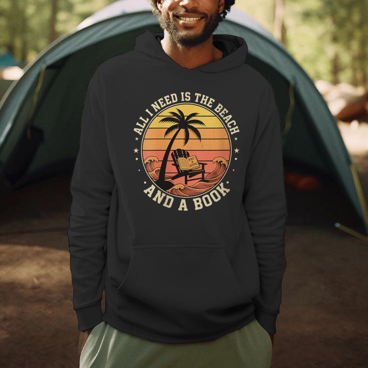 Women's Retro Beach Book Lover Vacation All I Need Is THE Beach And Men Hoodie Women's Retro Beach Book Lover Vacation All I Need Is THE Beach And Men Hoodie