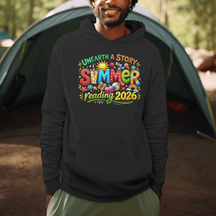 Women's Unearth a Story Summer 2026 Summer Reading Program Book Men Hoodie