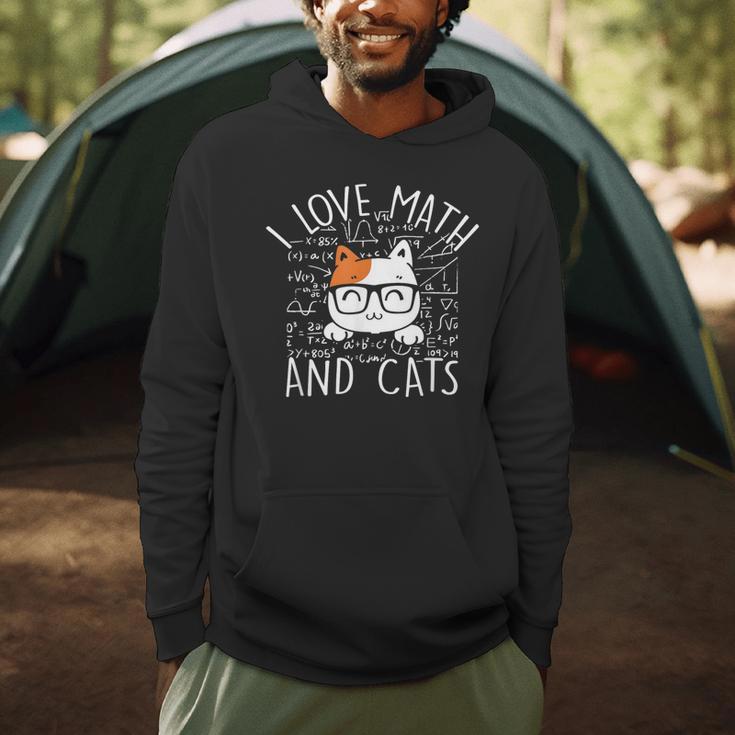 World Book Day Boys And Girls Cute Cat Math Number Men Hoodie