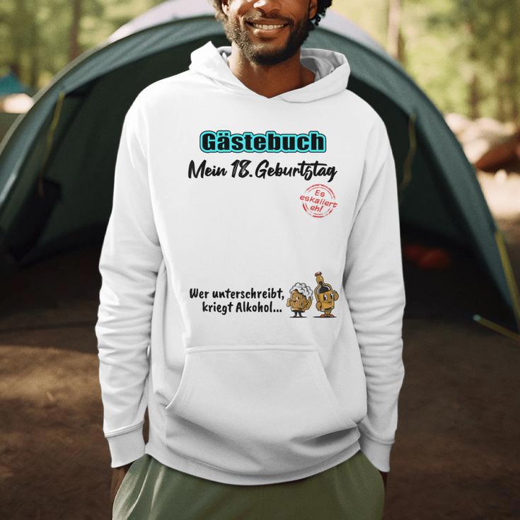 18th Birthday Guest Book 18 Years Girl Boy Men Hoodie