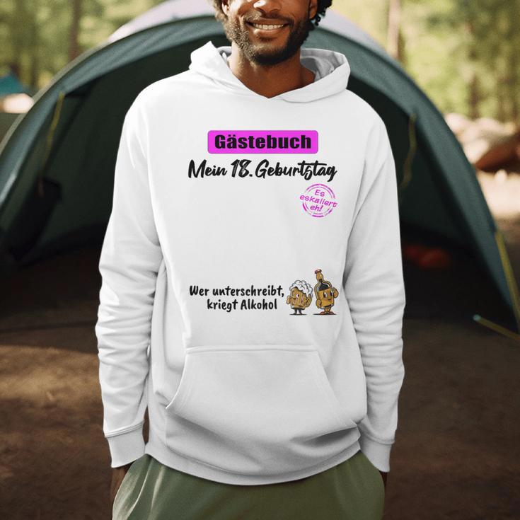 18th Birthday Guest Book 18 Years Girl Woman Men Hoodie 18th Birthday Guest Book 18 Years Girl Woman Men Hoodie