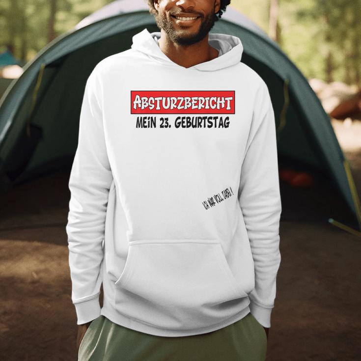 23rd Birthday Guest Book Men Hoodie