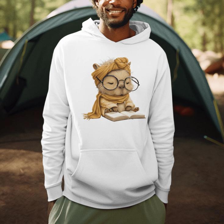 Baby Reptile Small Book Reading Graphic Lizard Round Glasses Men Hoodie Baby Reptile Small Book Reading Graphic Lizard Round Glasses Men Hoodie