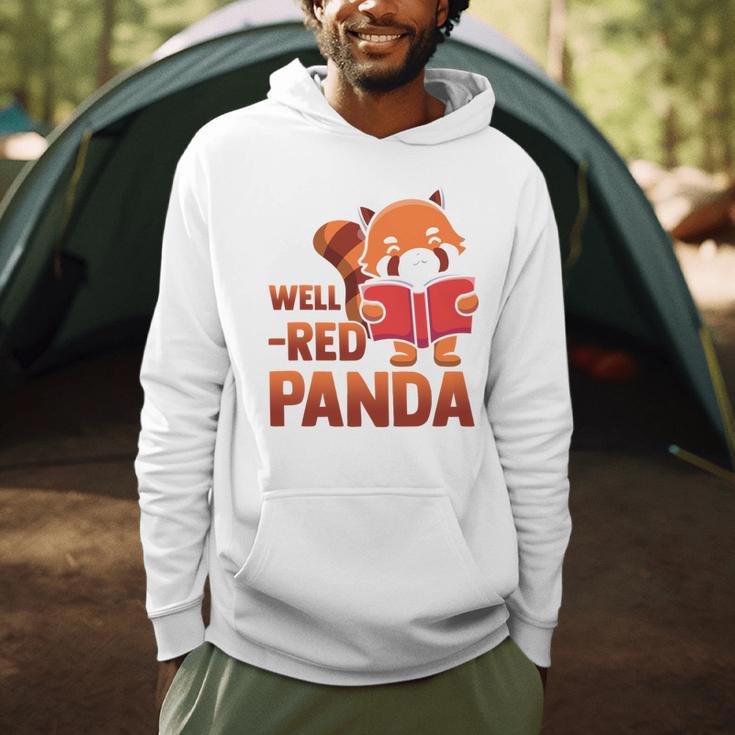 Book Nerd Well Red Panda Cute Bear Book Nerd Zookeeper Men Hoodie Book Nerd Well Red Panda Cute Bear Book Nerd Zookeeper Men Hoodie