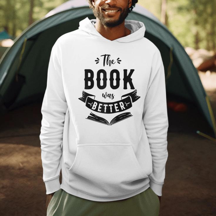 Book Reading The Book Was Better Raglan Baseball Tee Men Hoodie Book Reading The Book Was Better Raglan Baseball Tee Men Hoodie