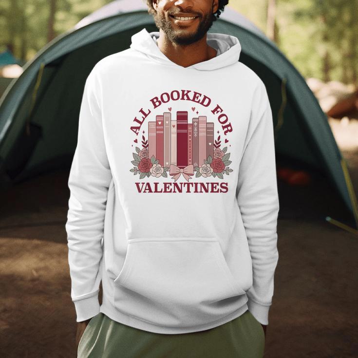 All Booked For Valentines Day Bookish Readers Book Lovers Men Hoodie