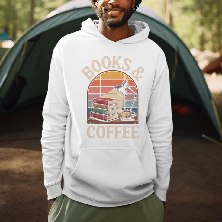 Books And Coffee Reading Book Lover Bookworm Men Hoodie