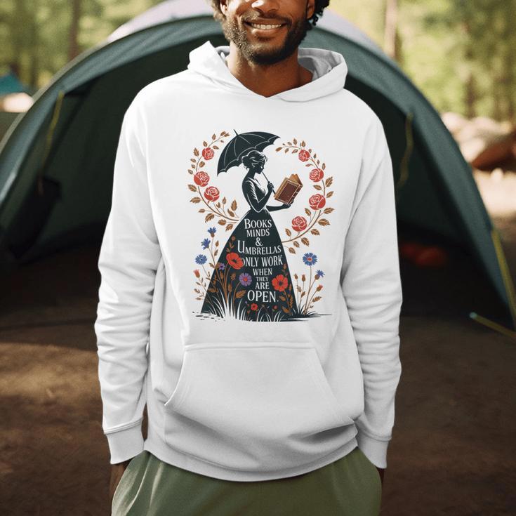 Books Minds Umbrellas Quote Reading Lover Vintage Reader Men Hoodie Books Minds Umbrellas Quote Reading Lover Vintage Reader Men Hoodie