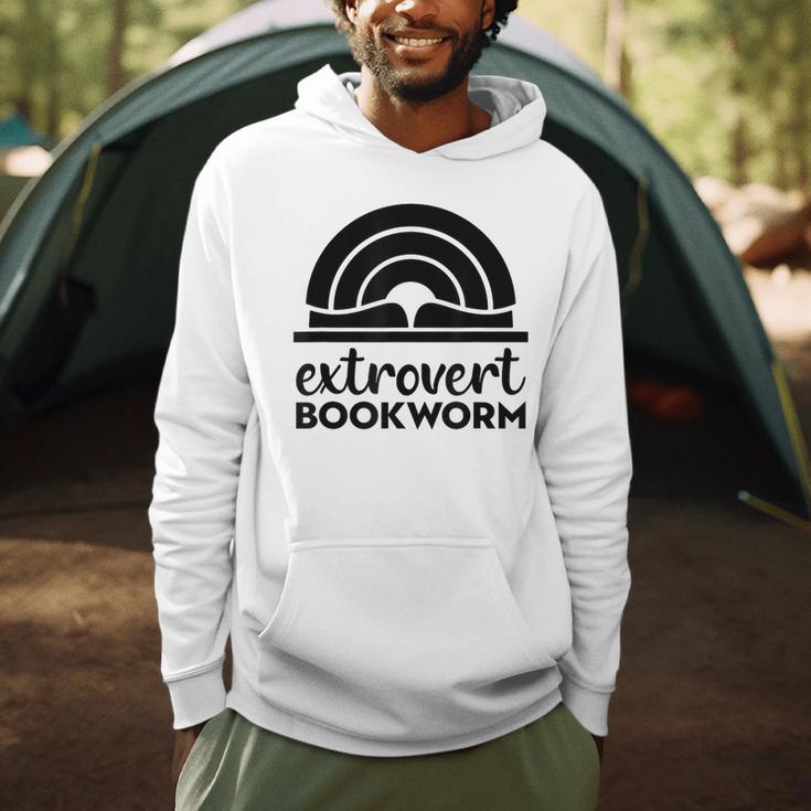 Bookworm Extrovert Fun Book Lovers Reading Men Hoodie Bookworm Extrovert Fun Book Lovers Reading Men Hoodie