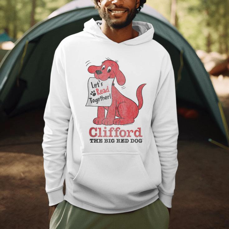 Clifford The Big Red Dog Let's Read Together Vintage Book Men Hoodie Clifford The Big Red Dog Let's Read Together Vintage Book Men Hoodie