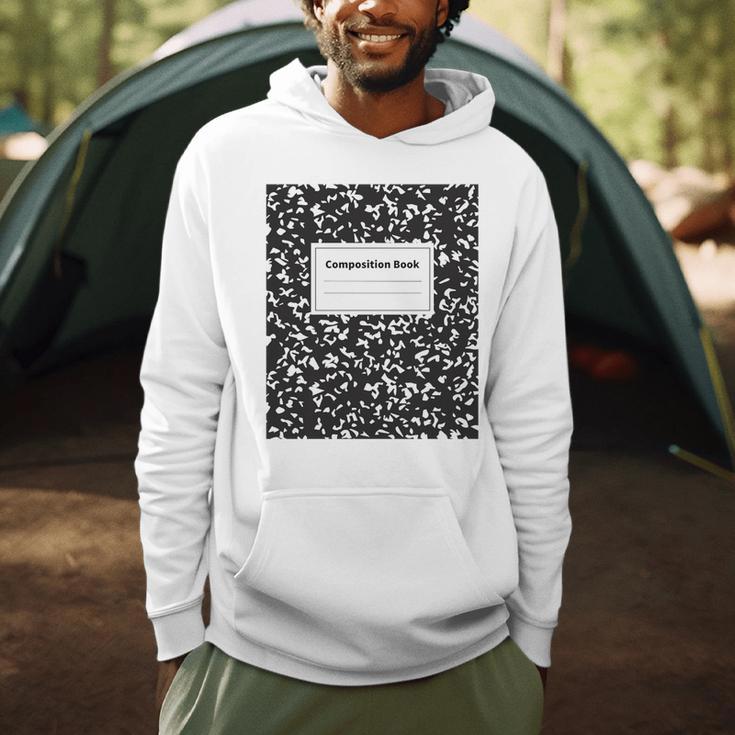 Composition Book Notebook School Class Premium Tri-Blend T-Shirt Men Hoodie