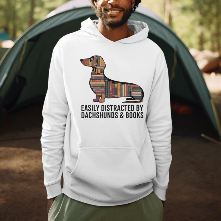 Dachshund Dog Dachshund Decor Books Nerds Dachshund Men Hoodie