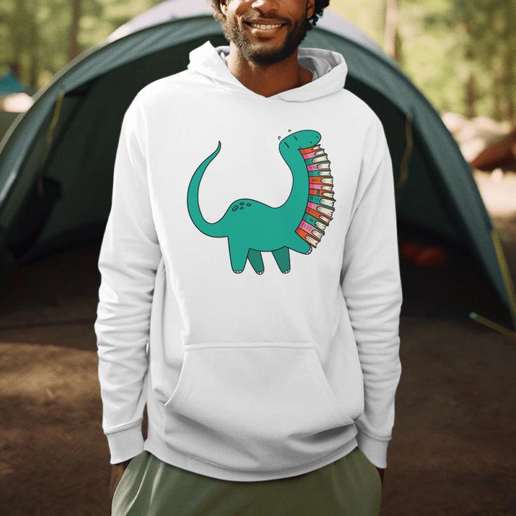Dinosaur Carrying Book Reading Bookworm Librarian Men Hoodie Dinosaur Carrying Book Reading Bookworm Librarian Men Hoodie