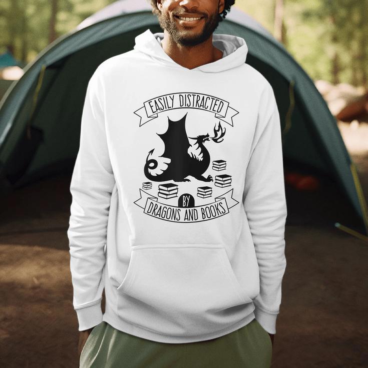 Easily Distracted By Dragons And Books Dragon & Book Raglan Baseball Tee Men Hoodie Easily Distracted By Dragons And Books Dragon & Book Raglan Baseball Tee Men Hoodie