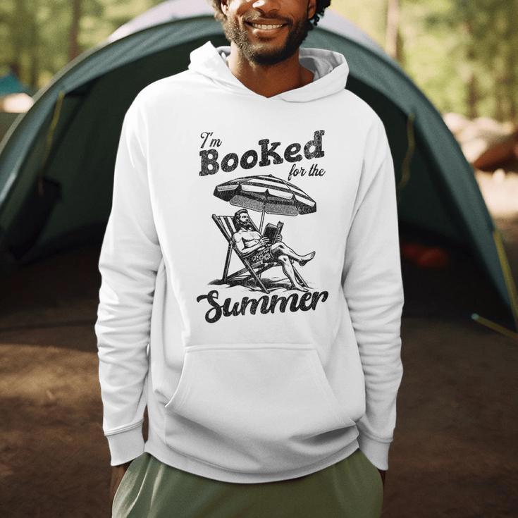 I'm Booked For The Summer Retro Vacation Beach Read Book Men Men Hoodie I'm Booked For The Summer Retro Vacation Beach Read Book Men Men Hoodie