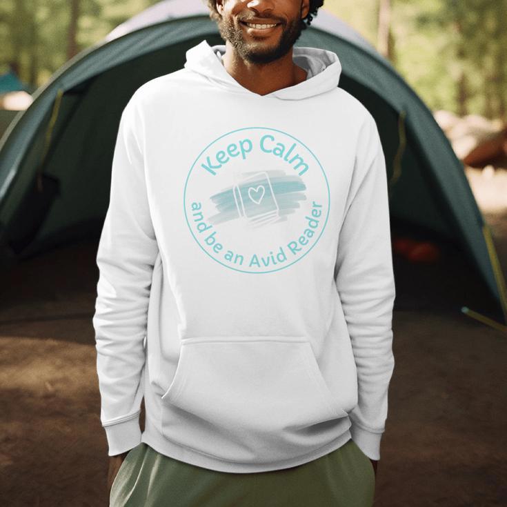 Keep Calm And Be An Avid Reader Books Premium Tri-Blend Men Hoodie