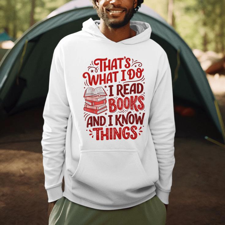 Librarian Book Lover Men Women Reading Men Hoodie