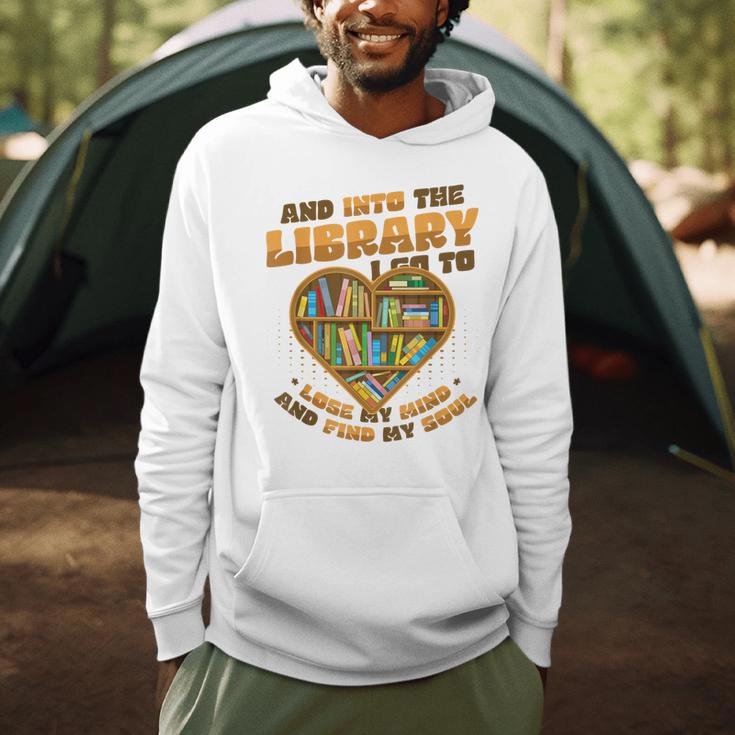 Library Lover Reading Books Librarian Men Hoodie