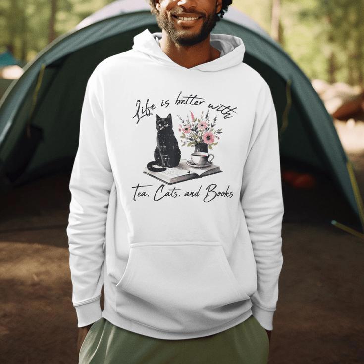 Life Better With 2 Cats Books Kitten Kitty Women Girls Kids Men Hoodie Life Better With 2 Cats Books Kitten Kitty Women Girls Kids Men Hoodie
