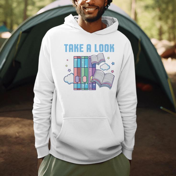 Take A Look Its In A Book Shirt Reading Readers Men Hoodie Take A Look Its In A Book Shirt Reading Readers Men Hoodie