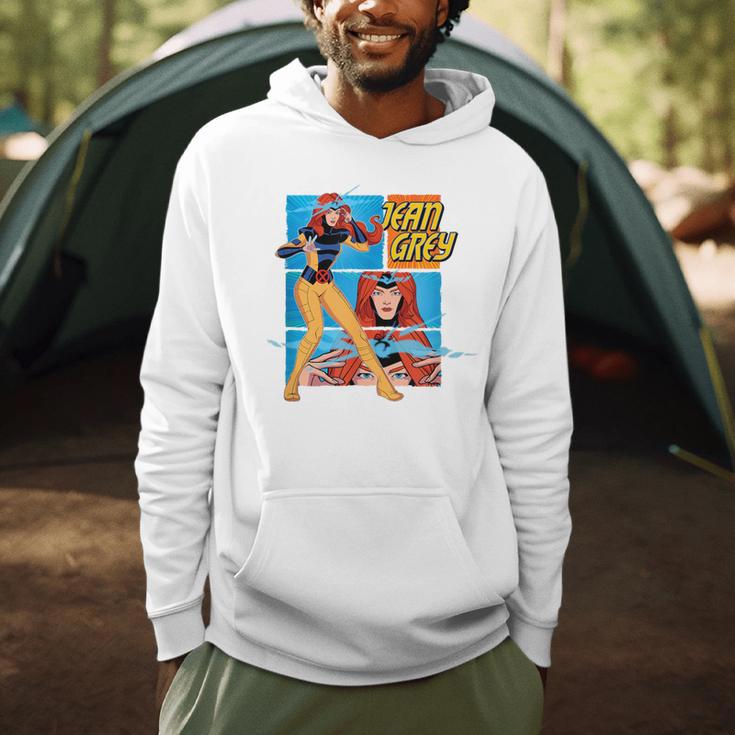 Marvel X-Men '97 Jean Grey Vintage Classic Comic Book Panels Men Hoodie