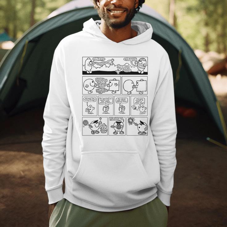 Mr Men Retro Comic Book Strip 70s & Premium Tri-Blend Men Hoodie Mr Men Retro Comic Book Strip 70s & Premium Tri-Blend Men Hoodie