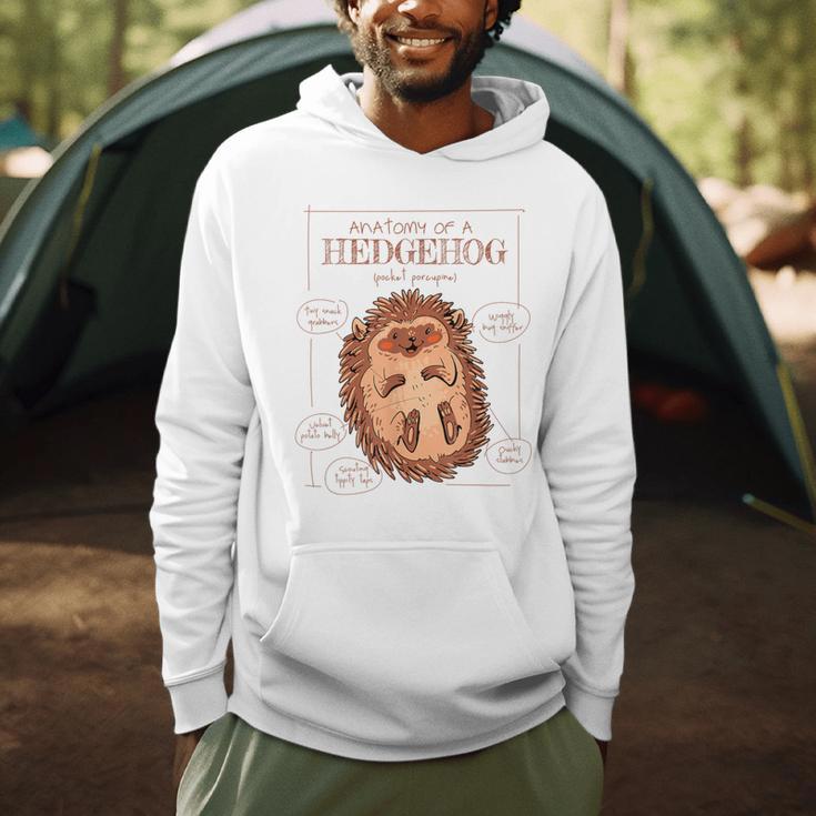 Natural Science Textbook Anatomy Hedgehog Men Hoodie