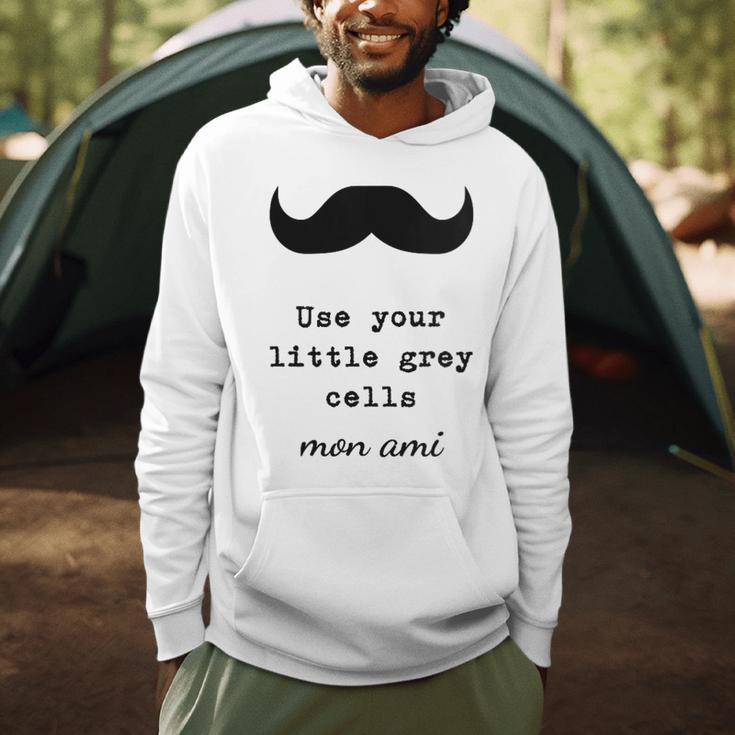 POIROT USE YOUR LITTLE GREY CELLS BOOKS Men Hoodie
