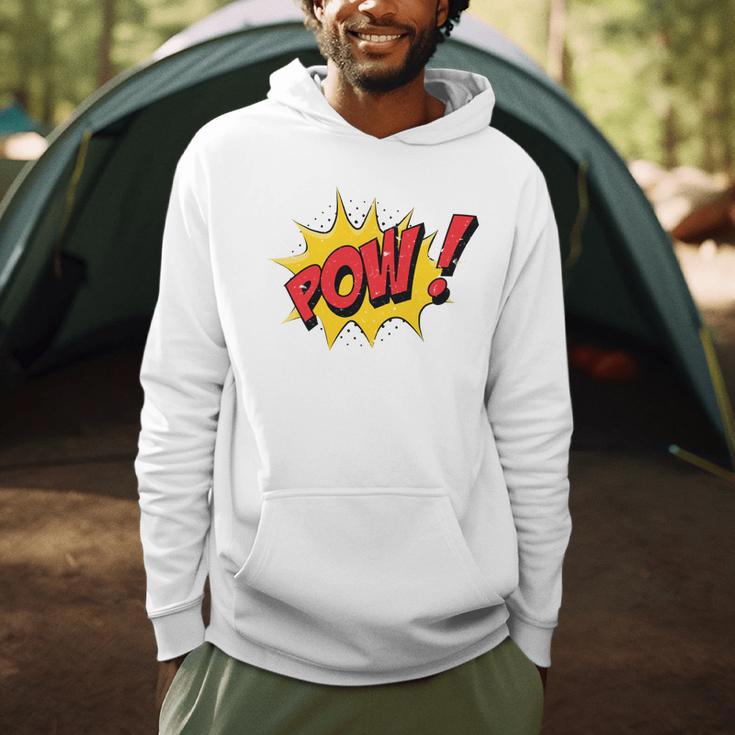 POW Comic Book Cartoon Pop Art Comfort Colors Crop Top Men Hoodie POW Comic Book Cartoon Pop Art Comfort Colors Crop Top Men Hoodie