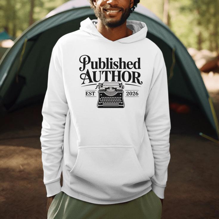 Published Author Writer 2026 New Book Novel Writing Premium Tri-Blend Men Hoodie