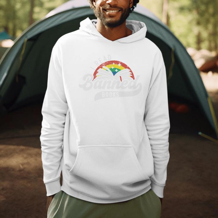 I Read Banned Books Comfort Colors Crop Top Men Hoodie