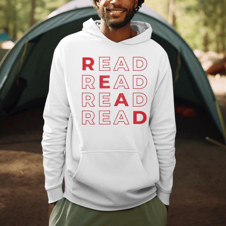 Read Books Library Bookworm Librarian Book Lover Men Hoodie