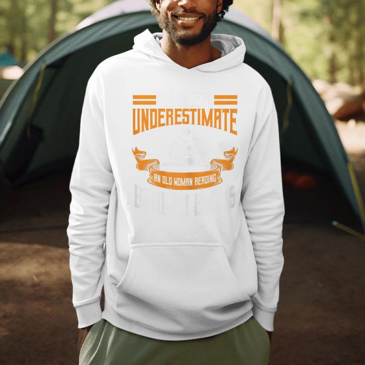 Reading Banned Books Old Woman Saying Reader Book Bans Women Men Hoodie