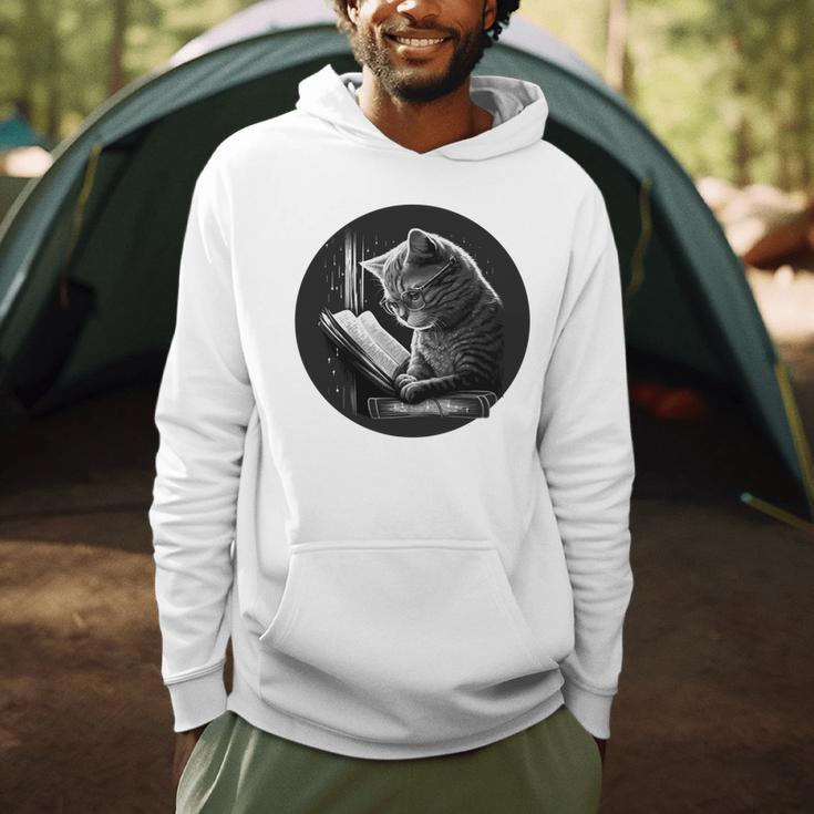 Reading Cat Book Lover Cat Lover Bookworm Cat Owner Men Hoodie Reading Cat Book Lover Cat Lover Bookworm Cat Owner Men Hoodie