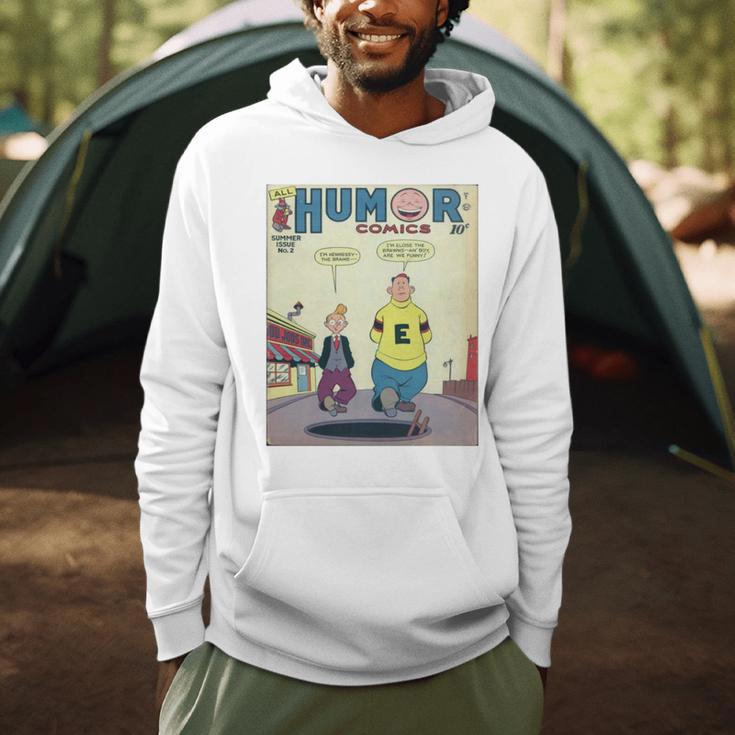 Retro Vintage Distressed Comic Book Humor Original Print Men Hoodie Retro Vintage Distressed Comic Book Humor Original Print Men Hoodie