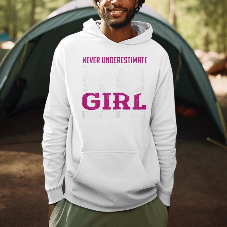 SOMMAS BOOKS Never Underestimate The Power Of a Girl With a Book Reading Men Hoodie