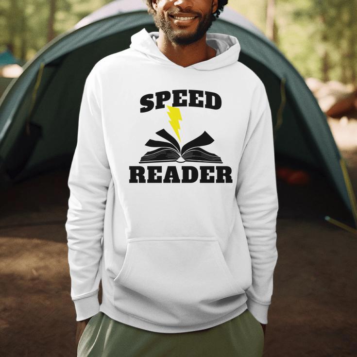Speed Reader Book Lover Reading Men Hoodie