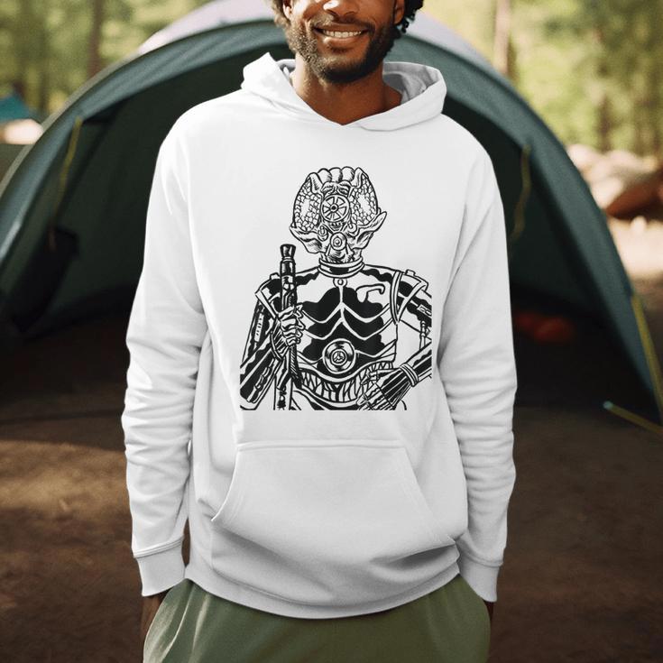 Star Wars 4-LOM Bounty Hunter Droid Comic Book Sketch Men Hoodie