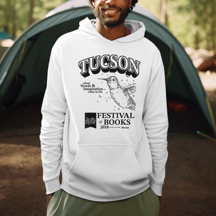 Tucson Festival Of Books TFOB 2010 Hummingbird Mascot Men Hoodie