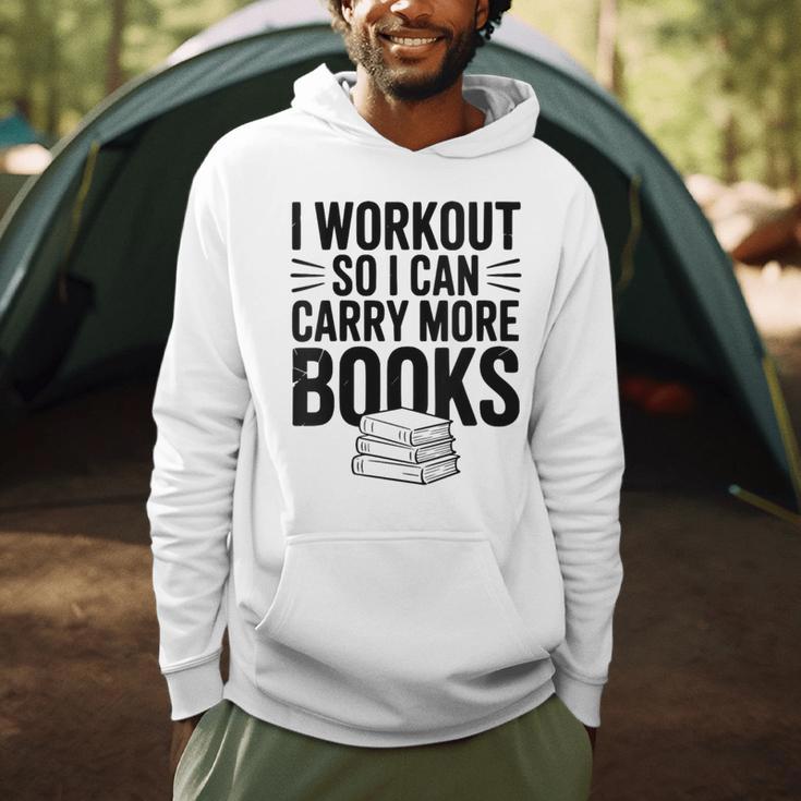 Women's I Workout So I Can Carry More Books Gym Lover Men Hoodie