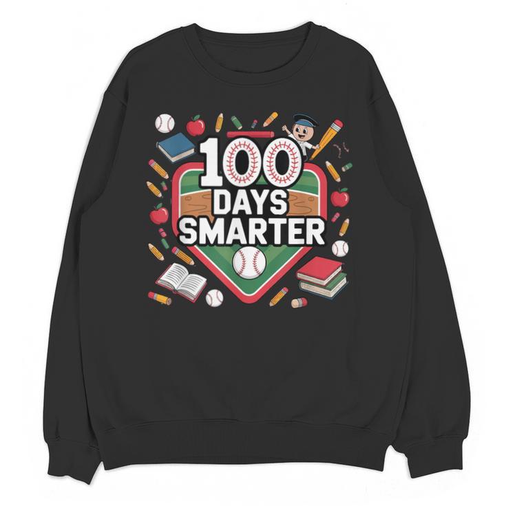 100 Day Baseball School Sports Kids Unisex Sweatshirt