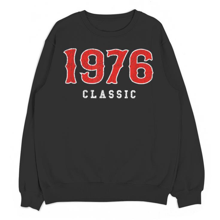 50 Year Old 1976 Classic Baseball Fan 50th Birthday Unisex Sweatshirt