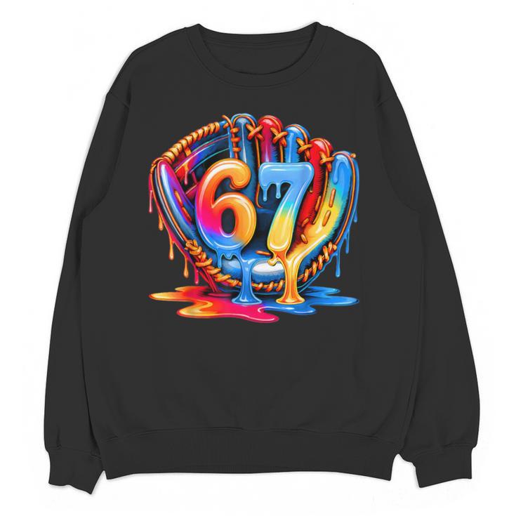 67 Drip Baseball Life Style 101 Apparel Youth Drip Kids Meme Unisex Sweatshirt