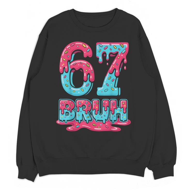 67 Ice Cream Drip Baseball For Men Women Kids Unisex Sweatshirt
