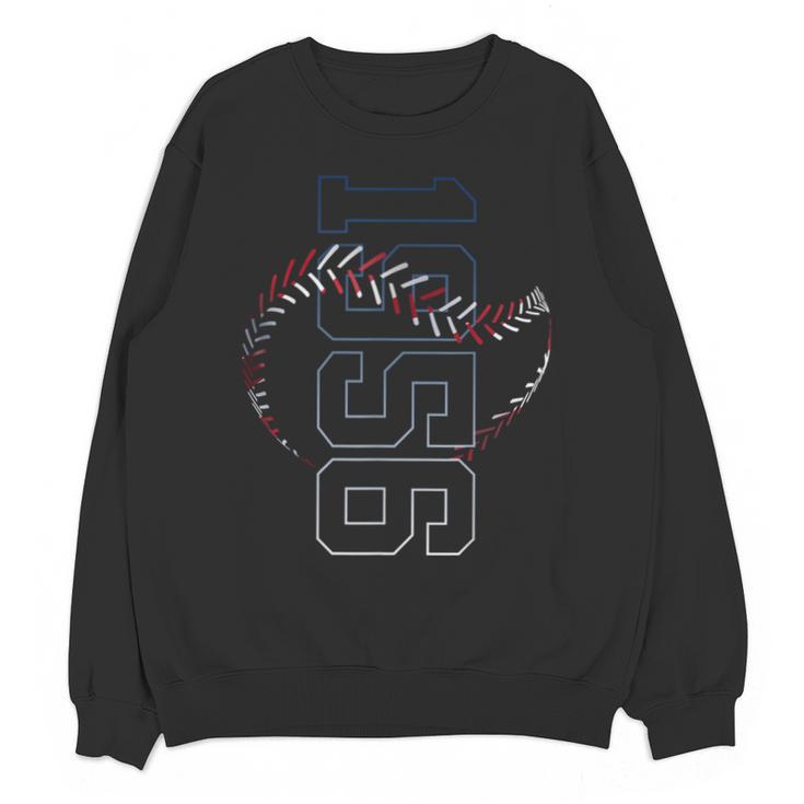 70 Years 1956 Baseball 70TH Birthday Unisex Sweatshirt